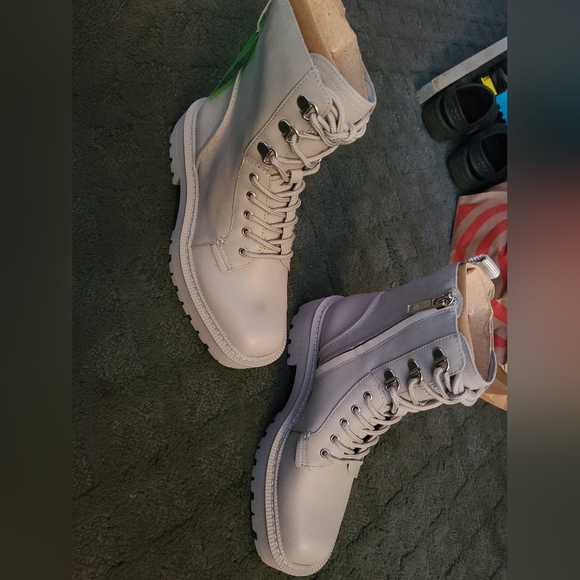 Platform Combat Lace-up Boots - Picture 4 of 15